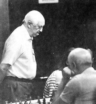Miguel Najdorf en la Olimpiada de Manila 1992
