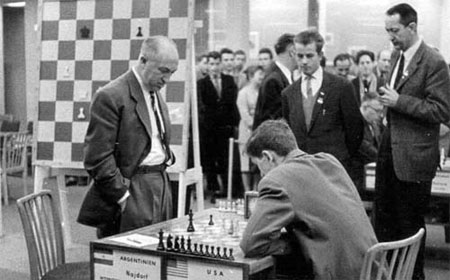 Najdorf Fischer Olimpiada de Leipzig 1960