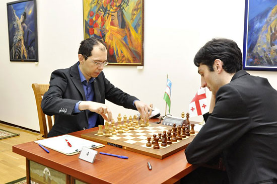 R 3 Jobava, con negras, logra su primera victoria ante Kasimzhanov 