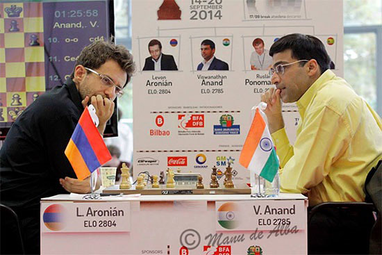 R 6 Aronian vence al campeón Anand 