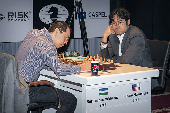 R 9 Kasimdzhanov cae ante Nakamura, que se une al liderazgo