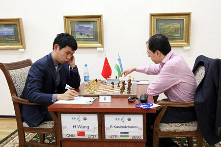 R5. Wang Hao vs Kasimdzhanov 