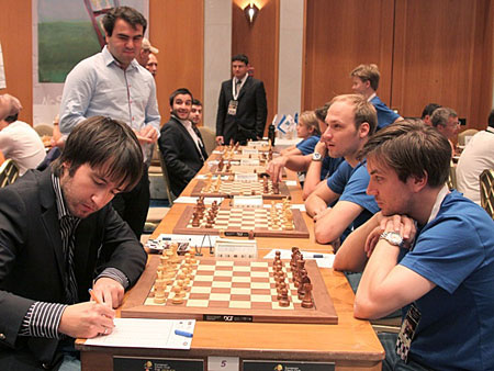 Radjavov vs Johanness en la Ronda 3 