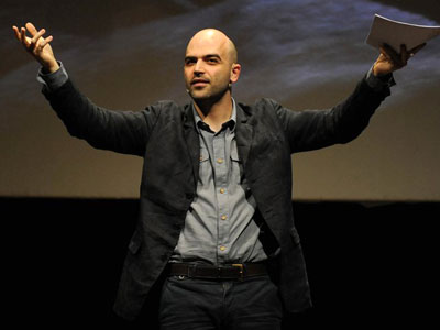 Roberto Saviano &copy; Giancarlo Belfiore 4 de noviembre de 2011, Festival Internacional del Periodismo, Perugia, Italia