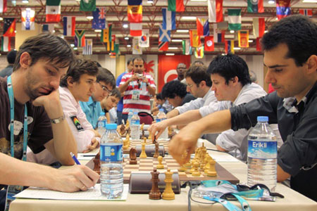 Ronda 10 Argentina vs Rusia Grischuk vs Peralta en Tablero 1 