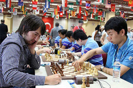 Ronda 8 China vs Azerbaiy&aacute;n, Wang Hao vs Radjabov 