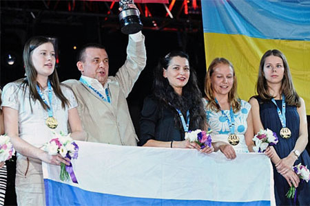 Rusia, oro femenino, Rublevsky es el capit&aacute;n 