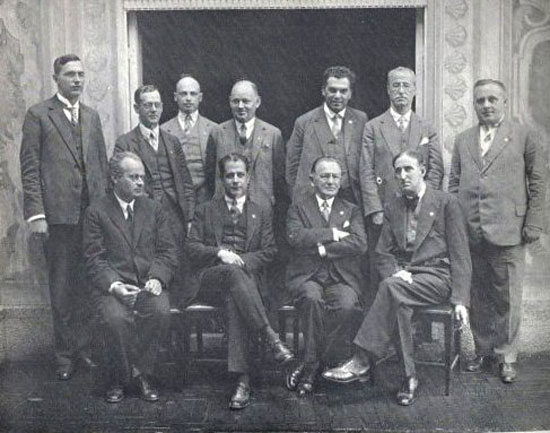 Sent. Nimzovich, Capablanca, Tarrasch y Marshall en Bad Kissingen 1928