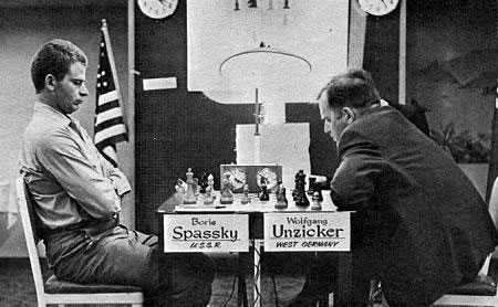 Spassky derrota a Unzicker en la 1&ordf; ronda de Santa M&oacute;nica 1966