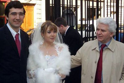 Spassky en la boda de los Kramnik