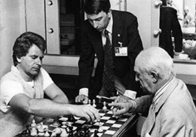 Spassky y Najdorf en Buenos Aires