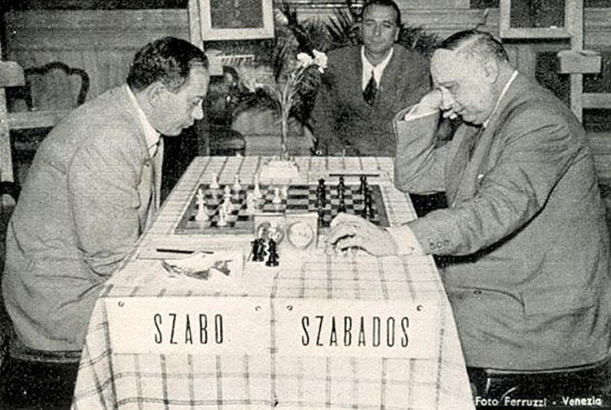 Szabo Szabados, Venecia 1949 del libro del torneo