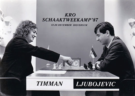 Timman y Ljubojevic, Hilversum 1987