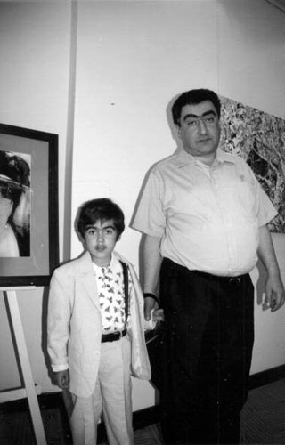Vardan y Tigran Petrosian, nieto del campeón mundial. 