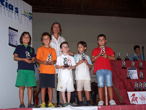 XXI Memorial Adolfo Pedrido - Circuíto Promoción. 2013 Podio Sub 8