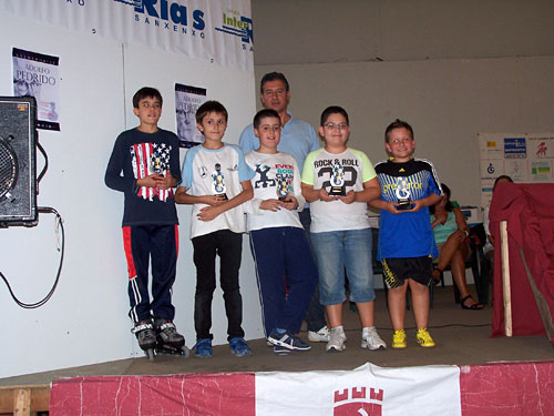 XXI Memorial Adolfo Pedrido - Circuíto Promoción. 2013 Podio Sub 12