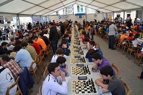 IV Torneo PonteXadrez ao aire libre. 2013