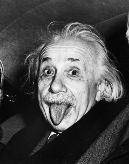 Albert Einstein, con 72 años, en 1951