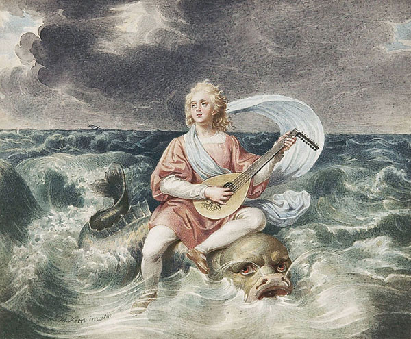 Arion. Pintura de M. Kern 1814
