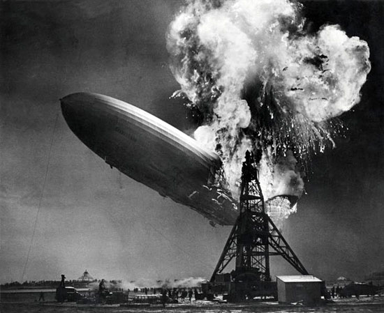 El desastre del dirigible Hindenburg 1937