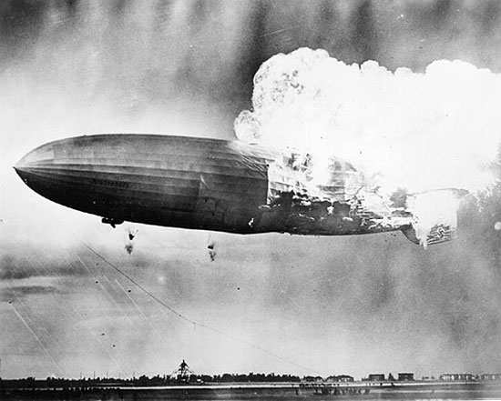 El desastre del dirigible Hindenburg 1937
