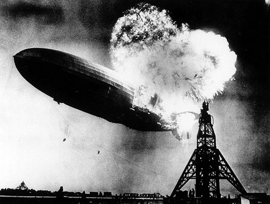 El desastre del dirigible Hindenburg 1937