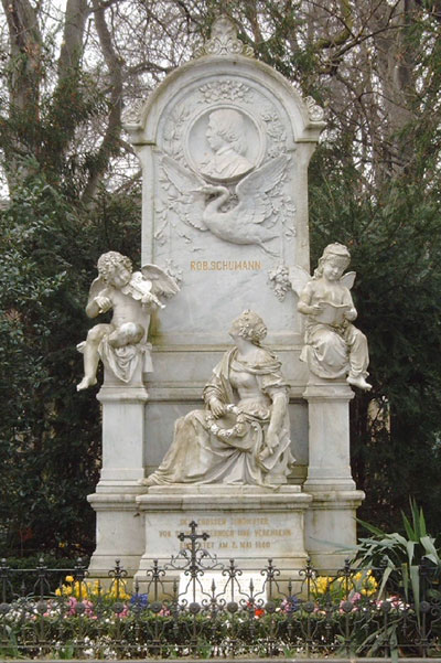 Tumba de Robert Schumann y Clara Wieck
