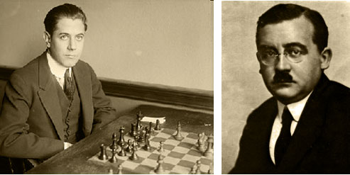 José Raúl Capablanca vs Milan Vidmar. Londres. 1922