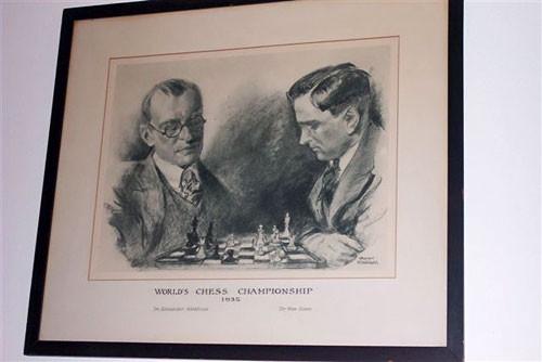 Dibujo de Alekhine en Marshall Chess Club