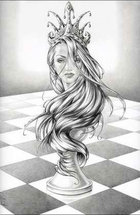 La Dama de ajedrez. Ilustración