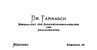 Tarjeta de Visita Tarrasch