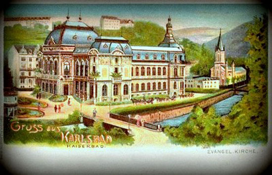 Postal Karlovy Vary 1900