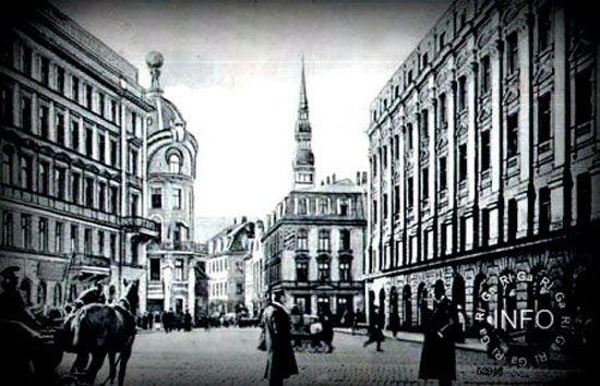 Librería Riga en 1900