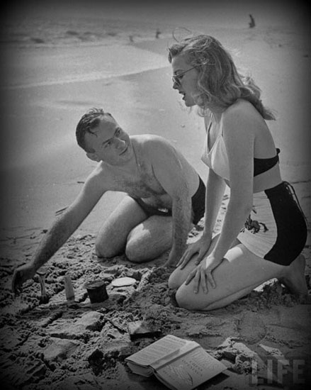 Ruben Fine, en 1945, y Jane Nigh
