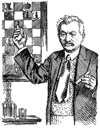 Dibujo, Lasker y tablero de ajedrez