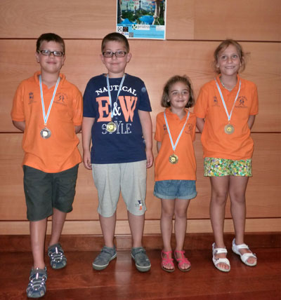 Torneo de Xadrez Concello de Carballedo Gadis-Ribeira Sacra. Podio Sub 10