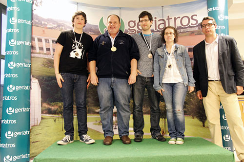 XXIV Torneo Xadrez Activo Lalín 2014. Podio Absoluto
