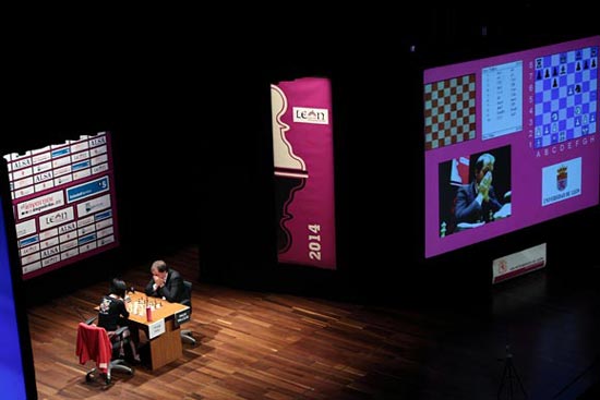 XXVII Torneo Magistral de Ajedrez Ciudad de León. Jornada 1. Foto 1
