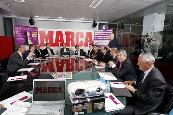 Presentación en diario Marca. Magistral Ciudad de León 2014. Foto 3