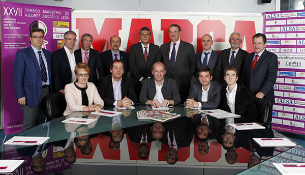 Presentación en diario Marca. Magistral Ciudad de León 2014