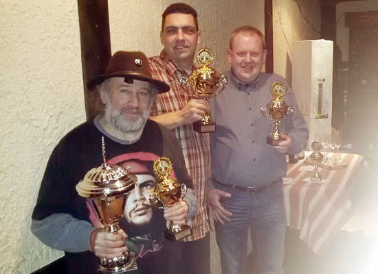 Luis Mischke Campeón Copa del Club 1928 Eppelborn y Campeon de Partidas rápidas (15 minutos por jugador) 2014