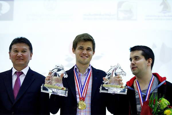 Magnus Carlsen Campeón del Mundo de partidas rápidas y relámpago 2014