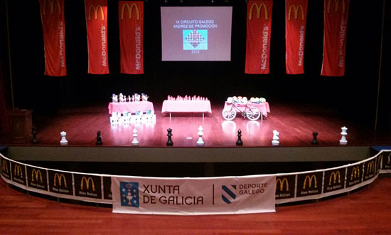 VIII Aberto Xadrez McDonalds. Vilagarcía. 2014 Foto 1