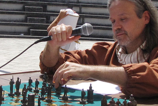 Ribadavia Xadrez Humanano Festa da Istoria 2016