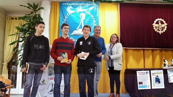Podium Categoría Sub 16