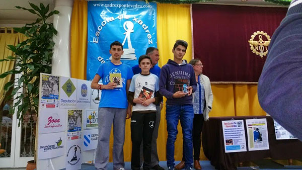 Podium Categoría Sub 14