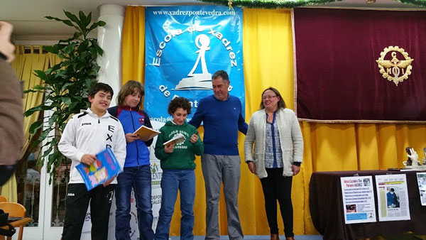 Podium Categoría Sub 12
