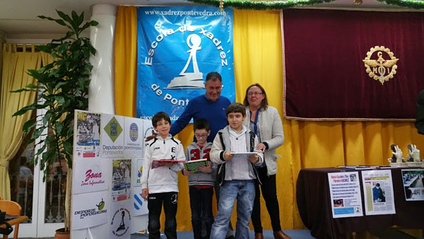 Podium Categoría Sub 8