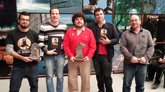 XII Torneo Santa Rita. Vilagarcía de Arousa. 2014. Podio Absoluto