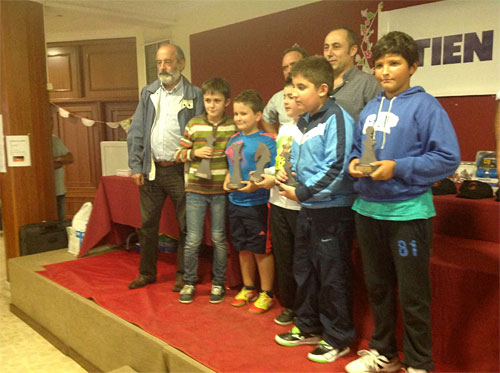 Podio Sub 12 Sanxenxo 2013